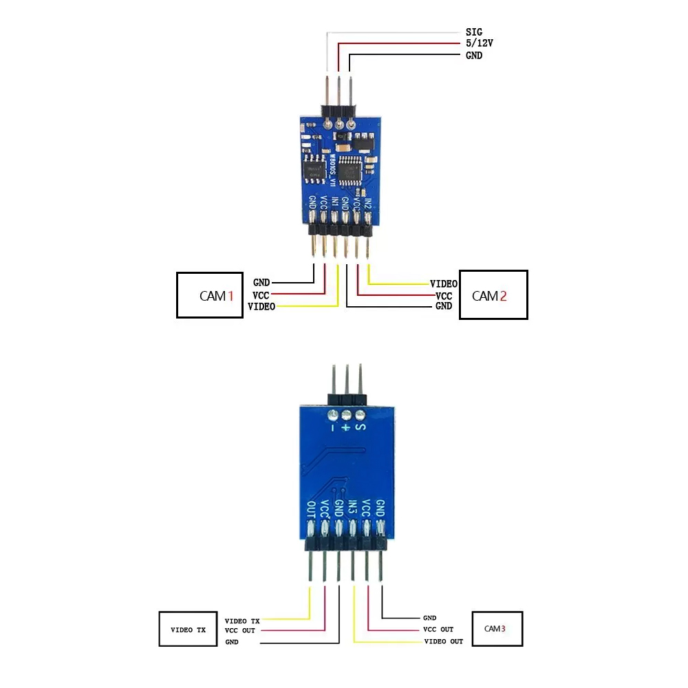 5,8G 3-Kanal-Video-Switcher-Mo – Fpv Drone Motor Bewertung und Preis